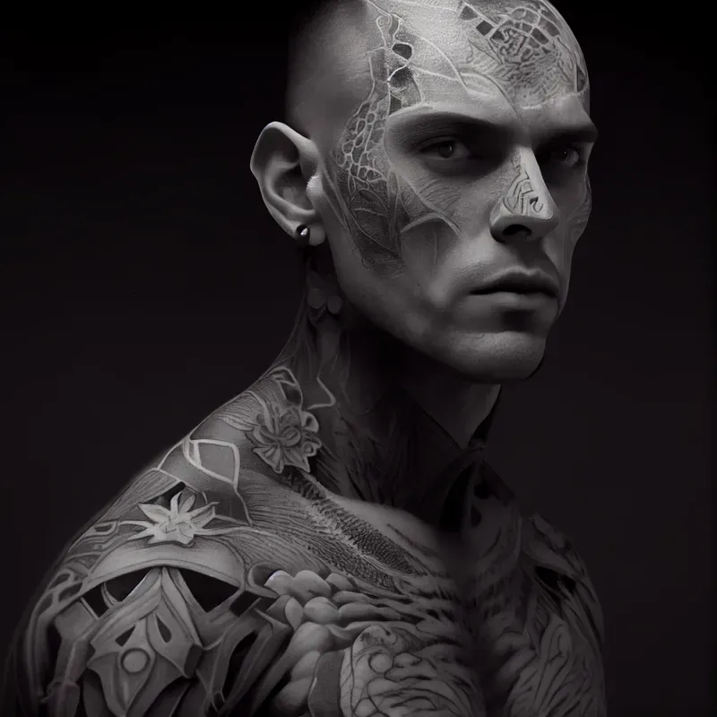 Detailed Tattoos On Realistic Models
