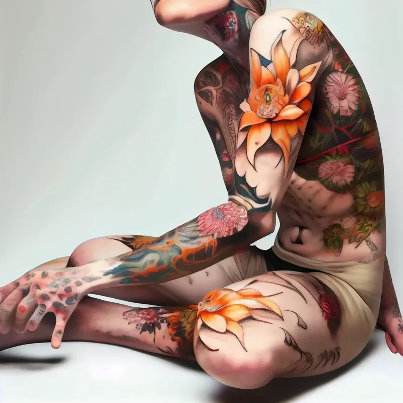 Detailed Tattoos On Realistic Models