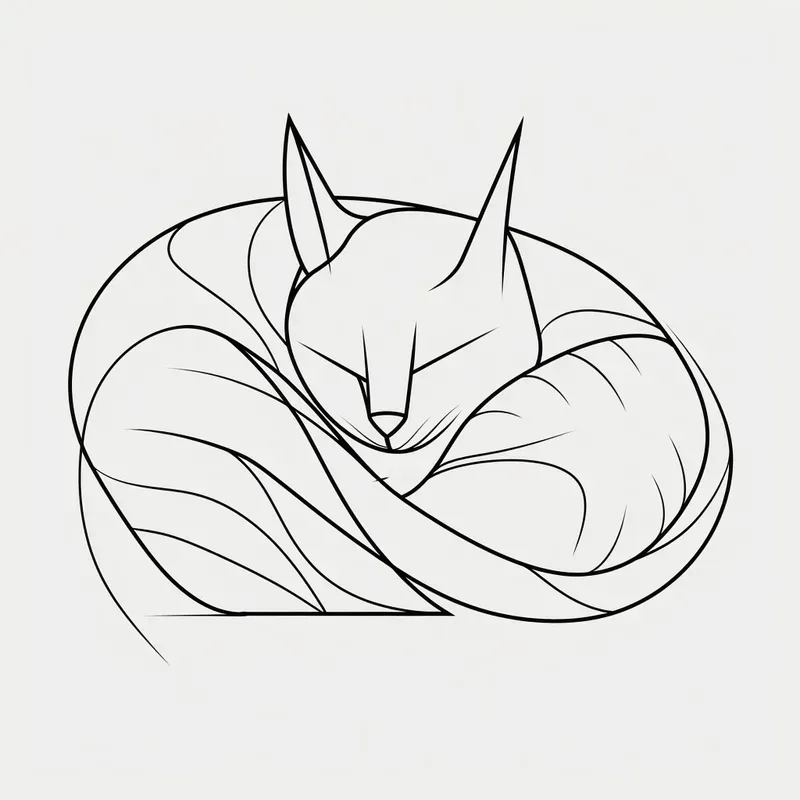 Customizable Continuous Line Art Doodles