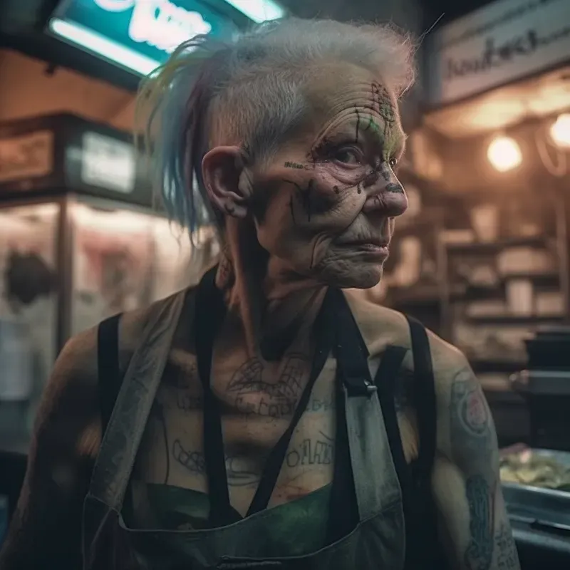 Cyberpunk Street Photography