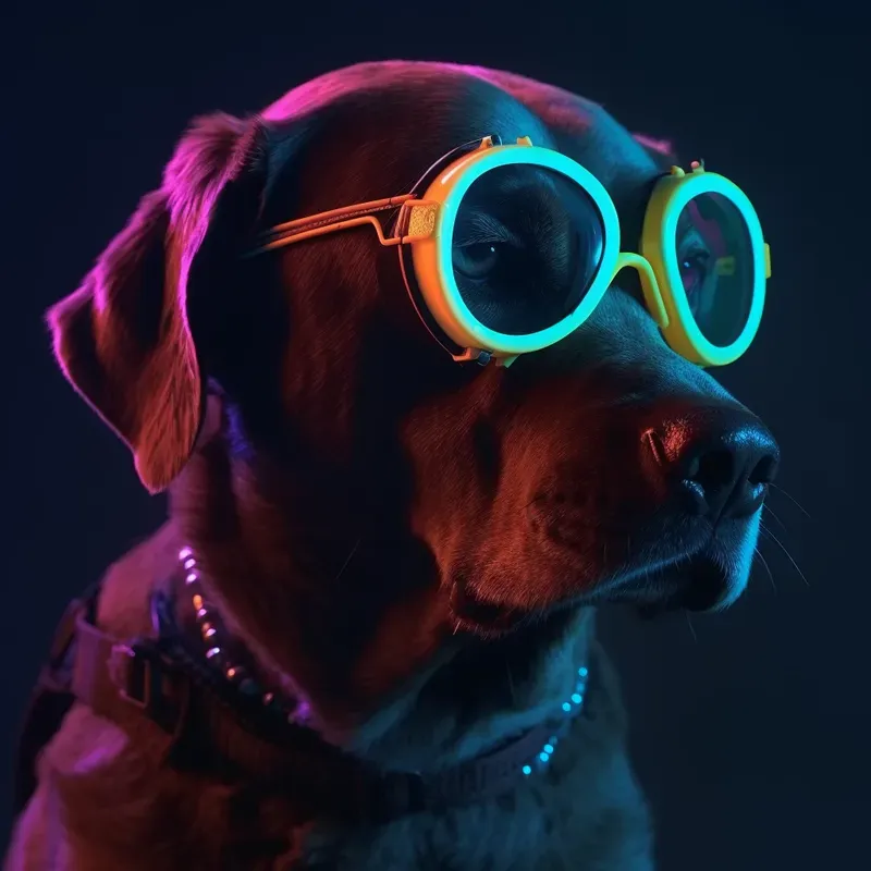 Neon Bionic Animals
