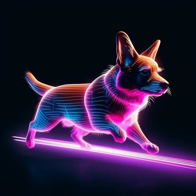 Neon Bionic Animals
