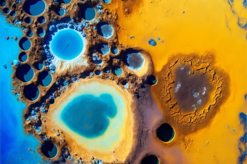 Satellite Photography Of Planet Surface
