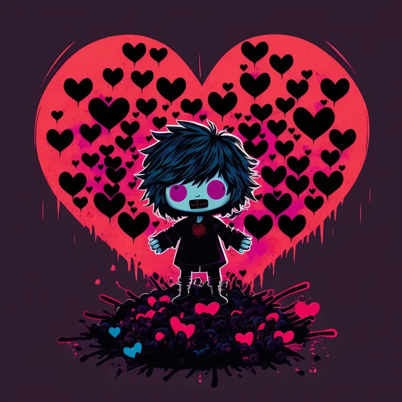 Creepy Valentines Day Characters