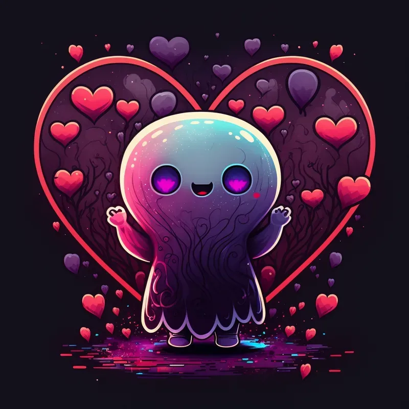 Creepy Valentines Day Characters