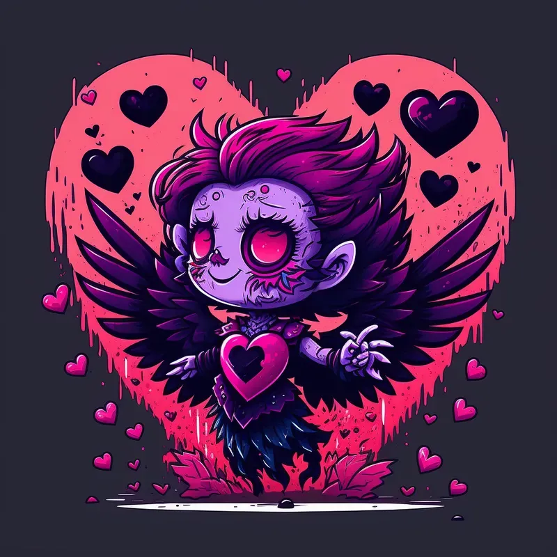 Creepy Valentines Day Characters