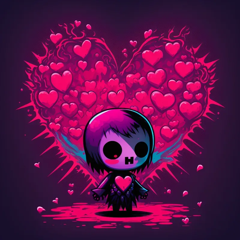 Creepy Valentines Day Characters