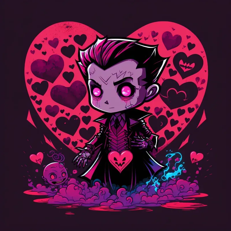Creepy Valentines Day Characters