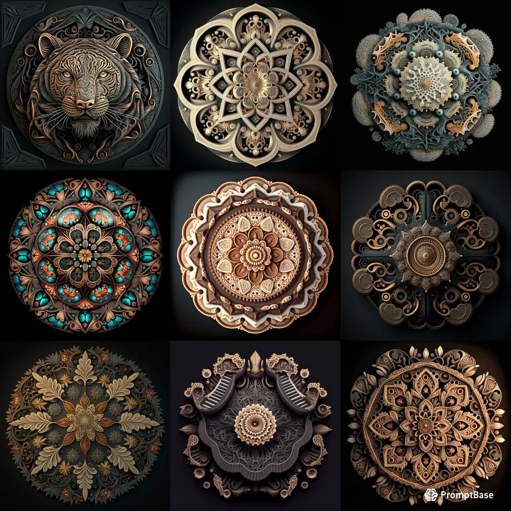 3D Mandalas