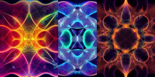 Consistent Fractals generated by midjourney