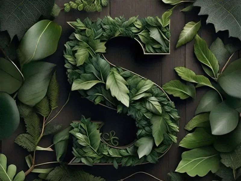 Alphabets The Green Leaf Lets