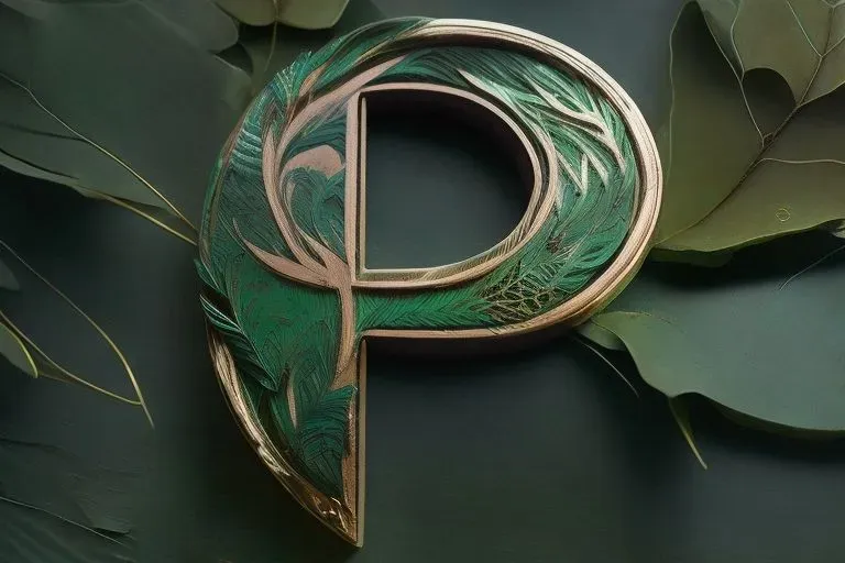 Alphabets The Green Leaf Lets