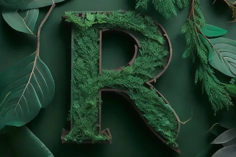Alphabets The Green Leaf Lets