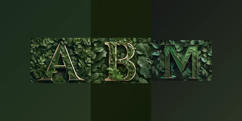Alphabets The Green Leaf Lets generated by undefined