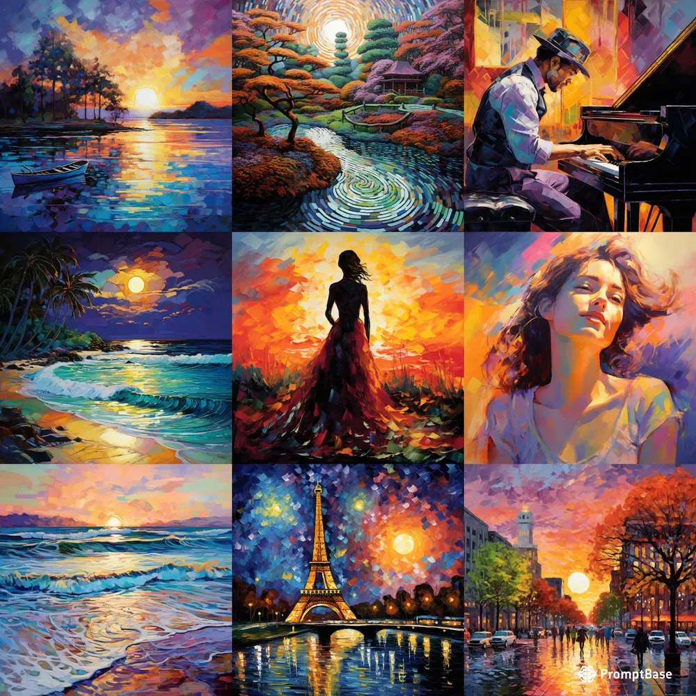 Modern Impressionist Style Paintings