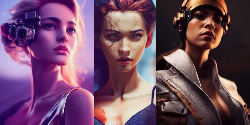 Photorealistic Powerful Women Variations generated by undefined