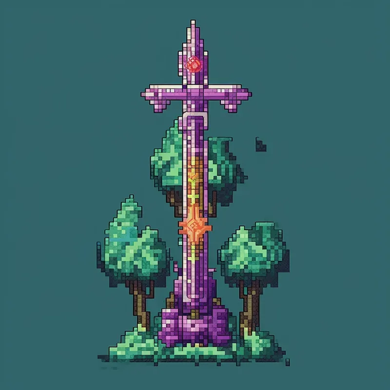Fantasy Pixel Art Environments Midjourney Prompt | PromptBase