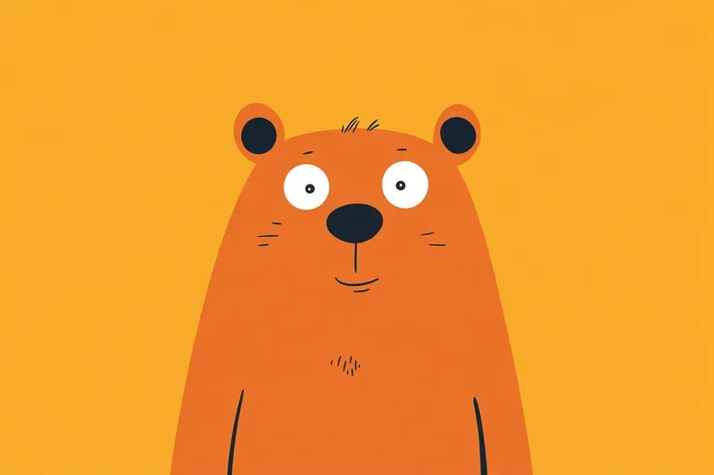 Playful Minimalist Cartoon Characters