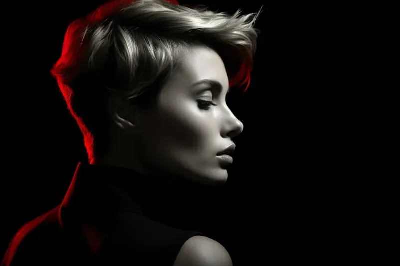 Film Noir Style Portrait