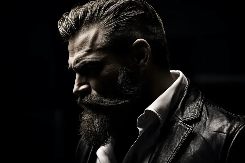 Film Noir Style Portrait