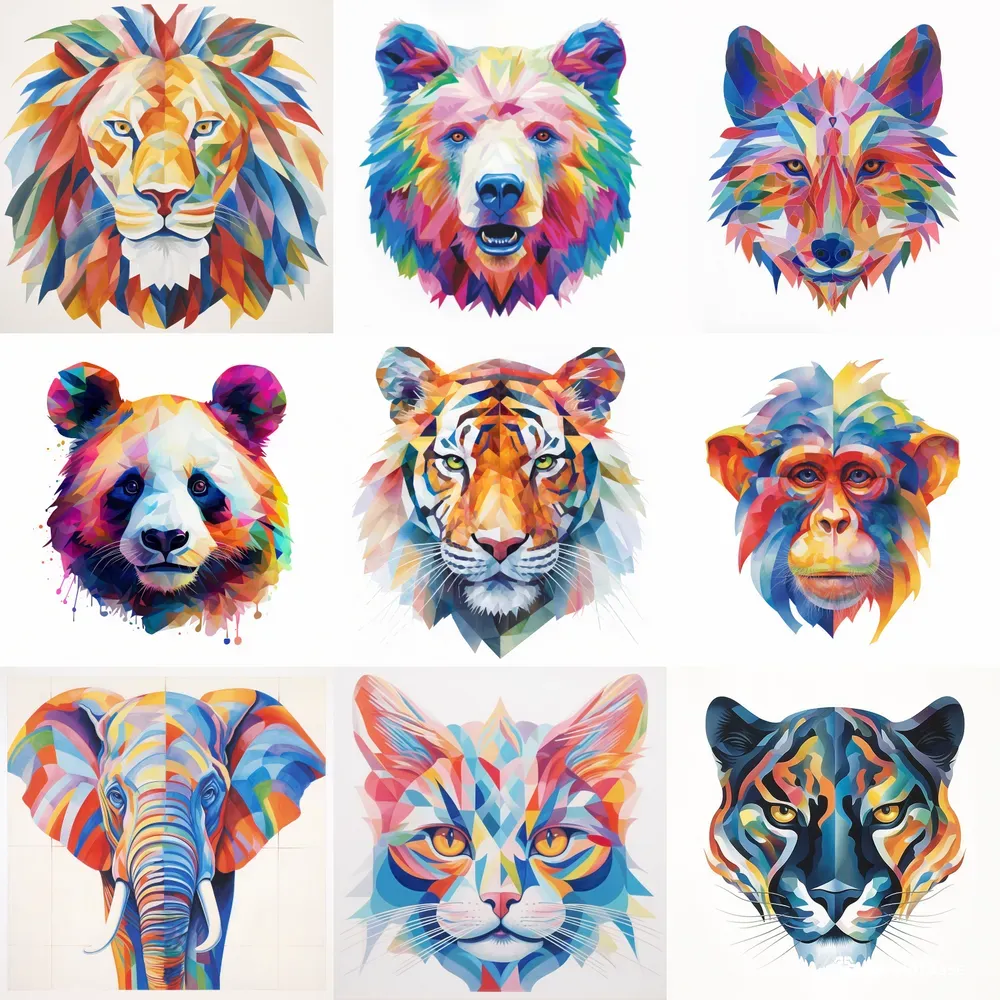 Colorful Portrait Animals