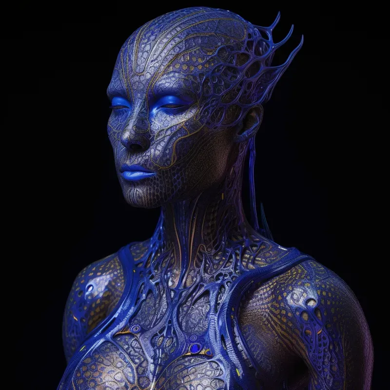 Futuristic Astral Alien
