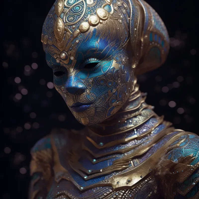 Futuristic Astral Alien