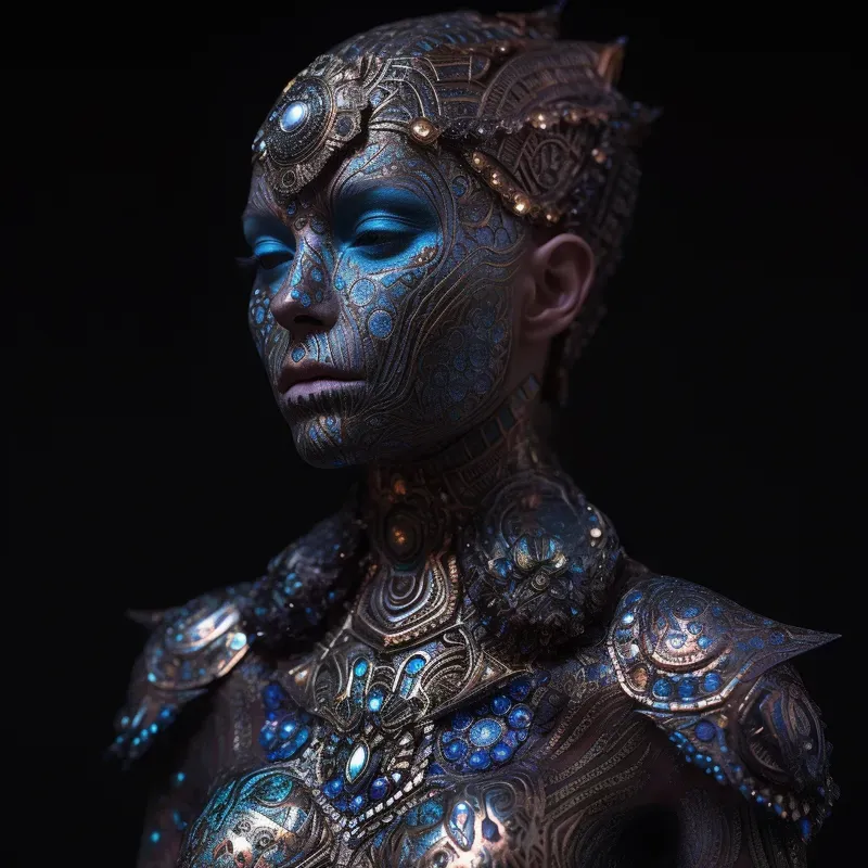 Futuristic Astral Alien