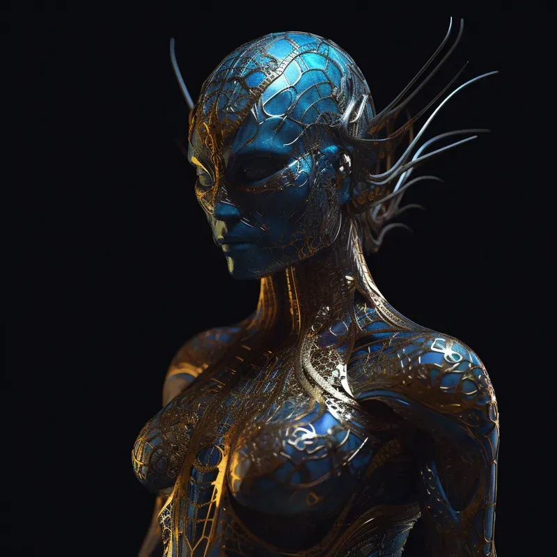Futuristic Astral Alien