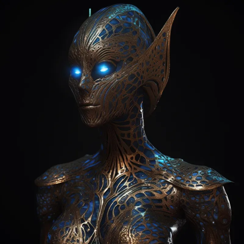 Futuristic Astral Alien