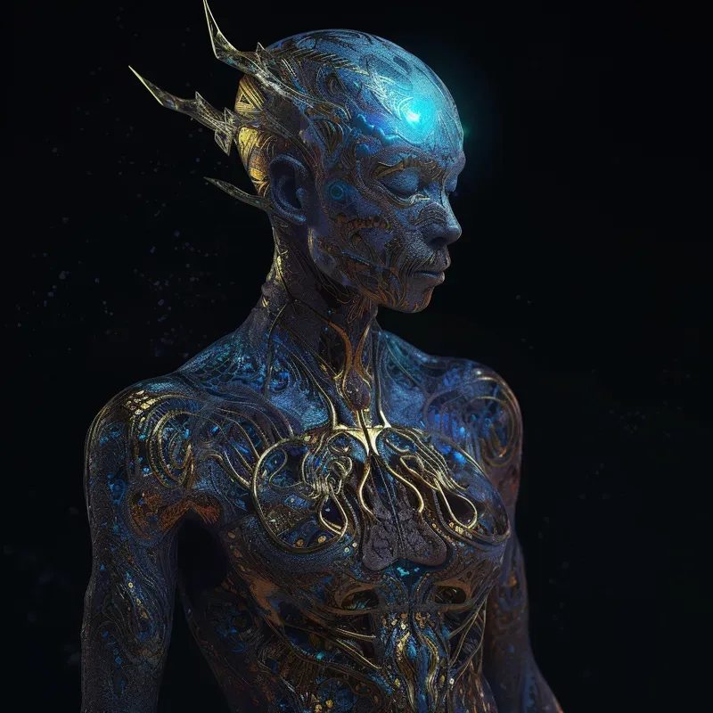 Futuristic Astral Alien