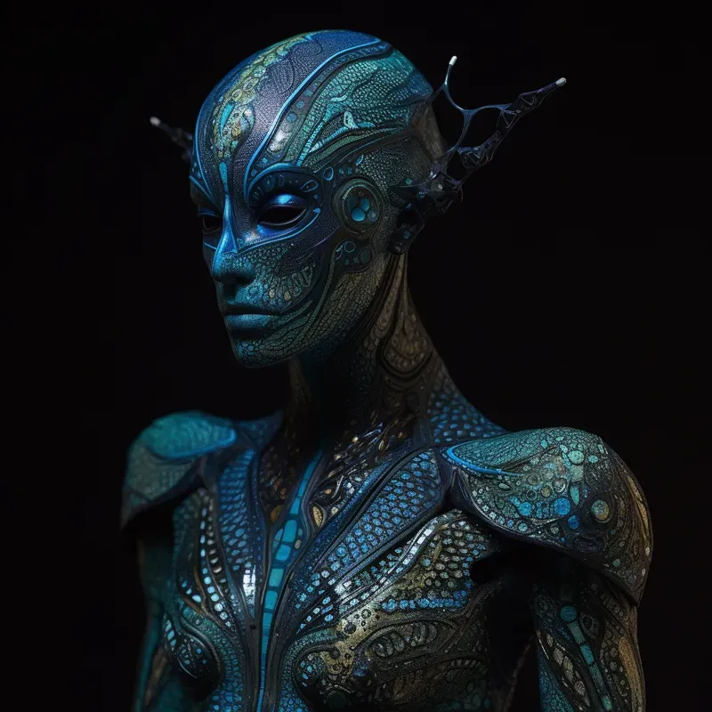 Futuristic Astral Alien