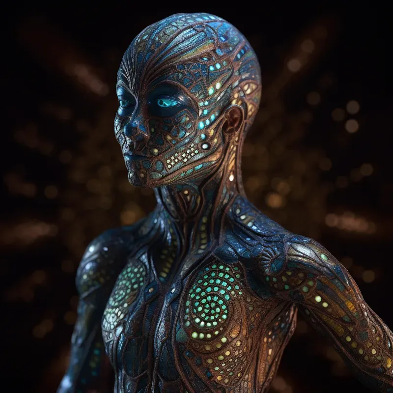 Futuristic Astral Alien