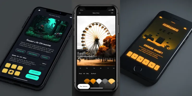 Iphone App Screen Mockups generated by undefined