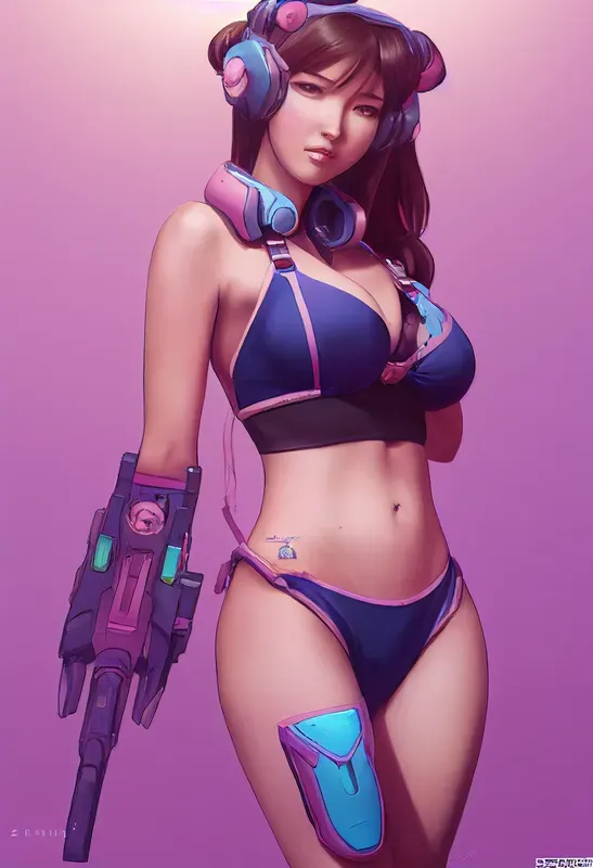 Beautiful Video Game Girls Pin-Up