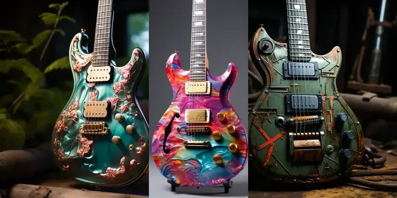 Design Your Own Electric Guitars generated by undefined