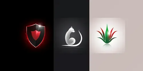 Brilliant Logos In Different Colors generated by midjourney