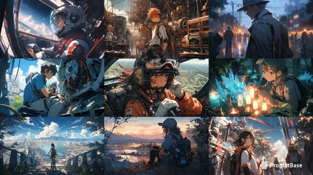 Makoto Shinkai Style Anime Film Art