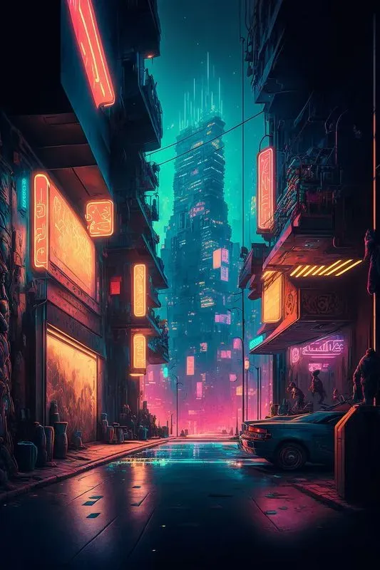 Cyberpunk Futuristic Streets