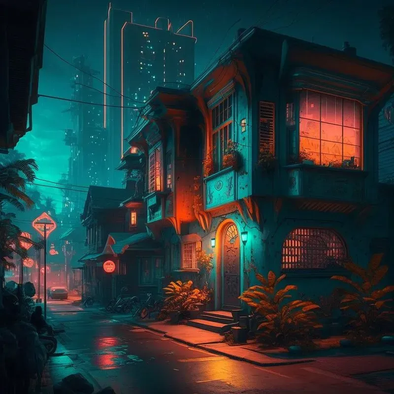Cyberpunk Futuristic Streets