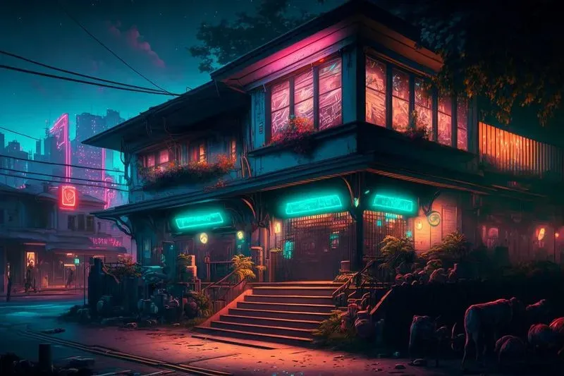 Cyberpunk Futuristic Streets