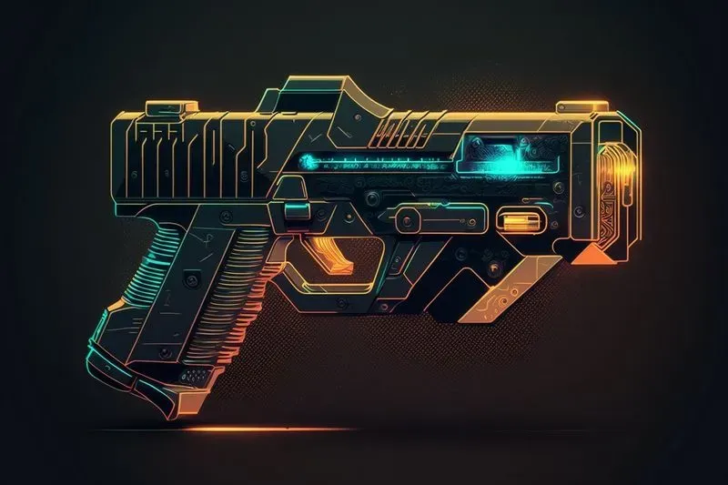 Cyberpunk Futuristic Weapons