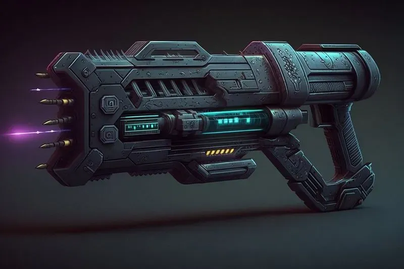 Cyberpunk Futuristic Weapons