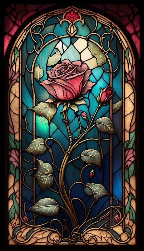 Stained Glass Flowers