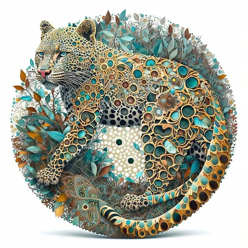 T-shirt Animals With Intricate Patterns