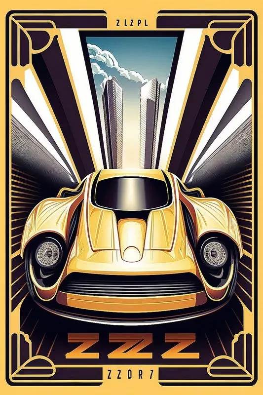 Retro Car Poster Designs