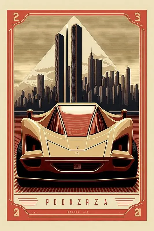 Retro Car Poster Designs