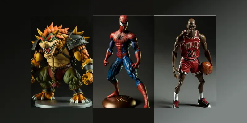 Dynamic Action Figures generated by undefined