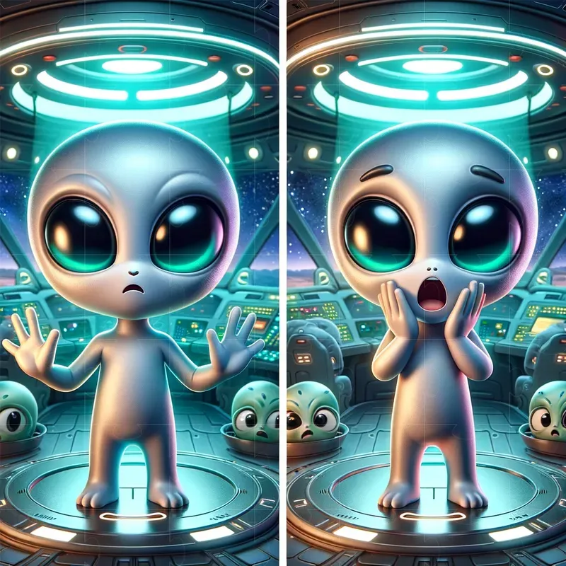 Double Variations Of Cartoon Characters