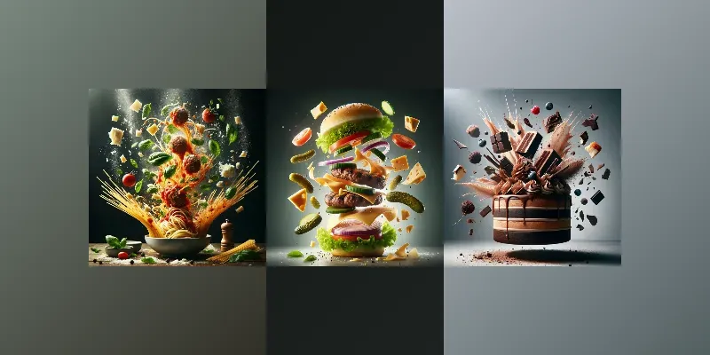 Superb Commercial Food Photographs generated by undefined